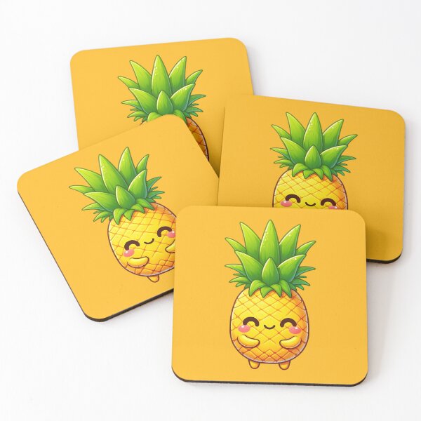 Item preview, Cute Anthropomorphic Pineapple designed and sold by Delamoon.