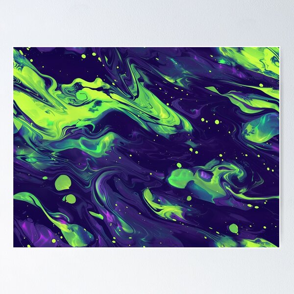 Item preview, Poisonous River, Liquid, Seamless Pattern designed and sold by patternicco.