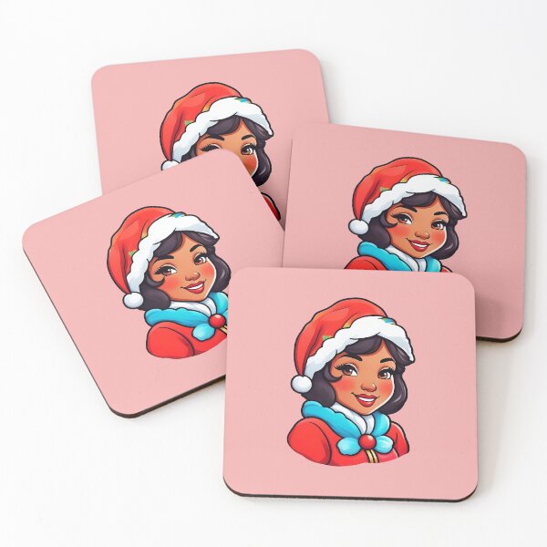 Item preview, Kawaii black Mrs. Claus designed and sold by Cosmicreations1.