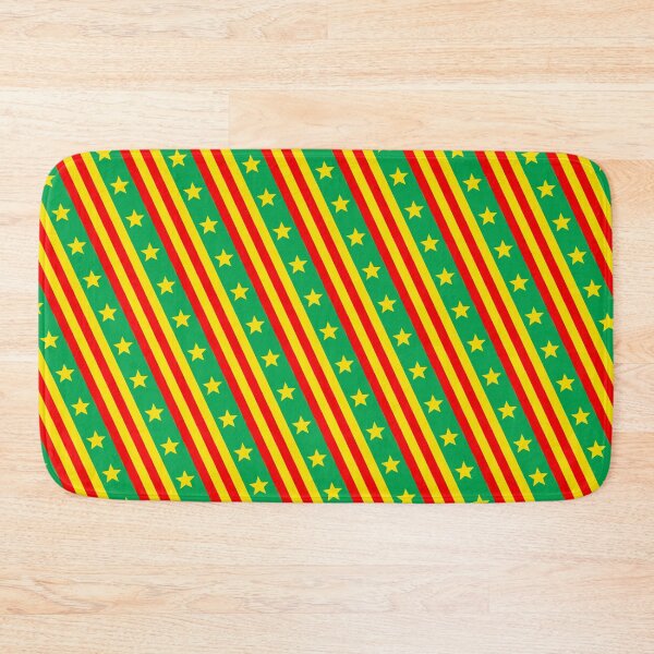 Item preview, Rasta Colored Gold Stars & Line Stripes Supreme Templates designed and sold by Alchemy-A-La-G.
