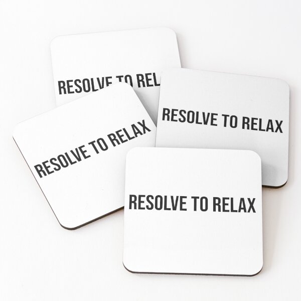 Item preview, Resolve to Relax designed and sold by hibamar.