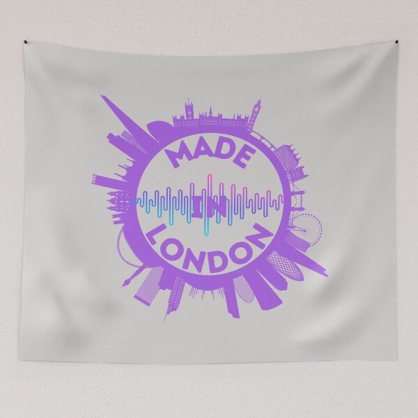Item preview, MADE IN LONDON, London stadt, London city, Sound, music, designed and sold by GOLDENGARDENART.