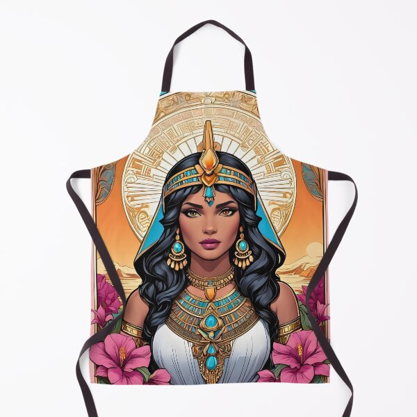 Item preview, Cleopatra Queen of Egypt retro vintage floral design designed and sold by BorgSpareParts.