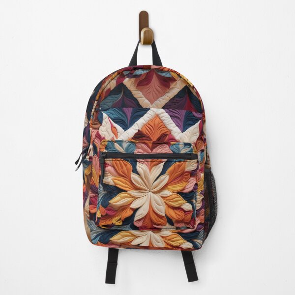 Item preview, Radiant Blooms: Exquisite Textile Art in a Digital Canvas designed and sold by ArtComixHaven.