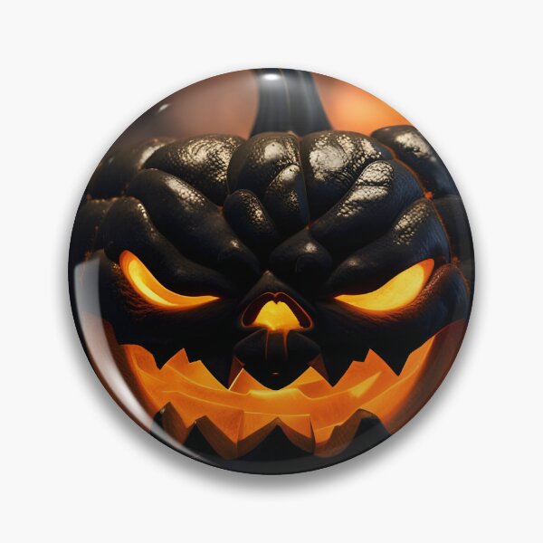 Item preview, Spooky carved Halloween pumpkin with black clouds designed and sold by primetimereign.