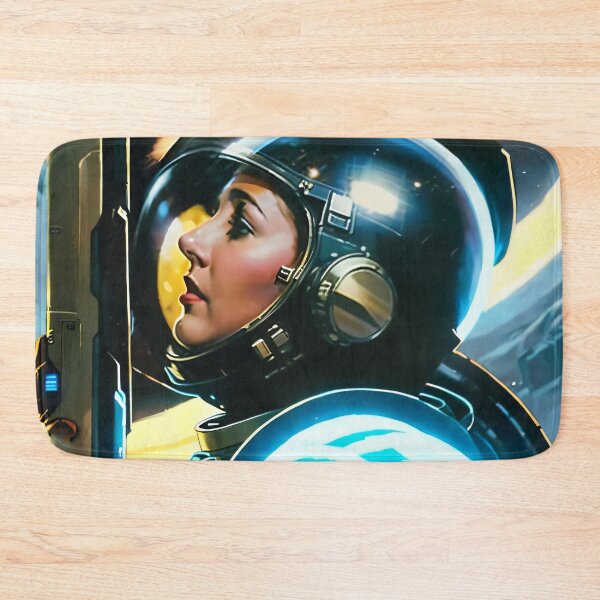 Item preview, Vintage spacewoman | retro sci-fi aesthetics  designed and sold by spinolator.