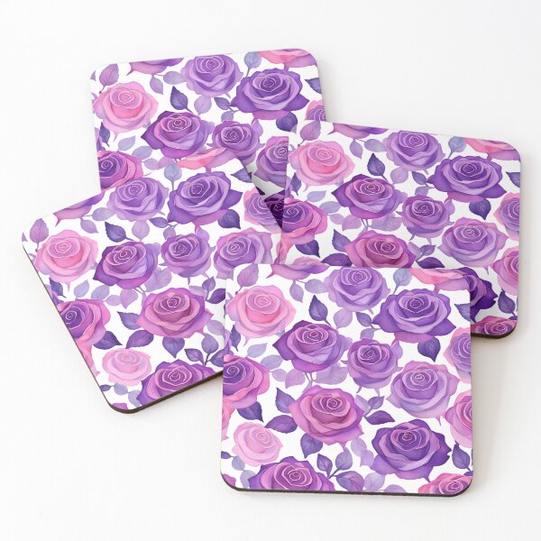 Item preview, Elegant mauve roses pattern designed and sold by perlphoto.
