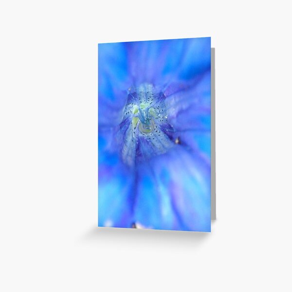 Translucent Blue Greeting Card