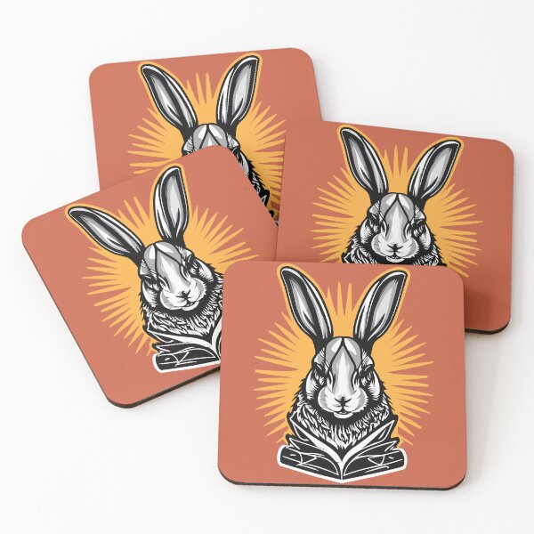 Item preview, Easter Bunny Rabbit Rock Roll Tattoo Style designed and sold by Horizon Cartoon.
