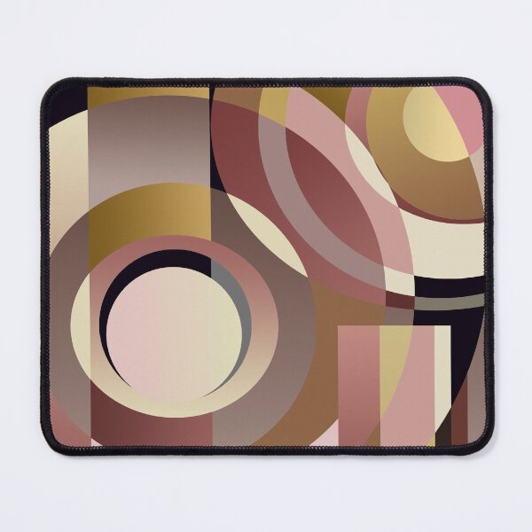 Item preview,  Abstract Boho Neutral Rose, Gold, Taupe Colors Geometric Circles designed and sold by Kizzydesign.