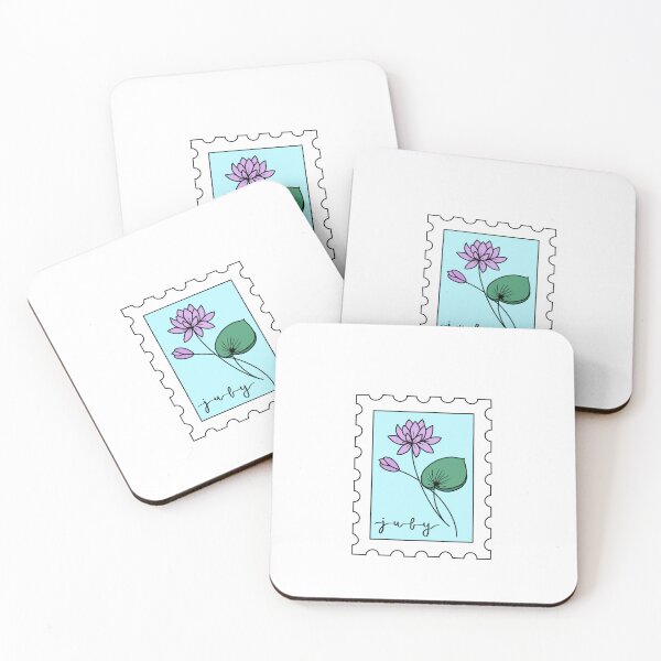 Item preview, Vintage July Birthflower Stamp designed and sold by LindseyBezold.