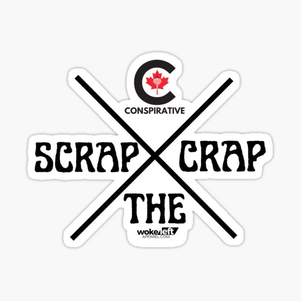 Scrap the Crap Sticker