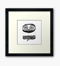 My office meditation Framed Print