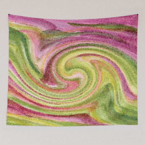 Item preview, Chartreuse Magenta Swirl designed and sold by Alexandria Levin.