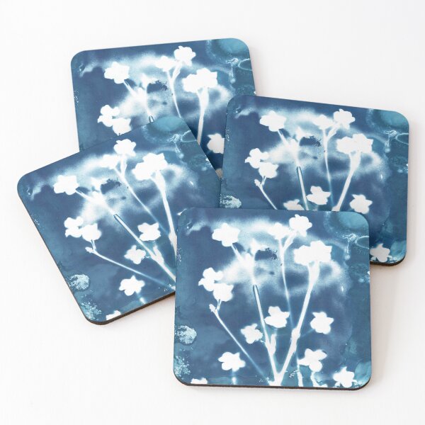 Item preview, Wet Cyanotype Narcissus Blooms designed and sold by LymphomaLass.