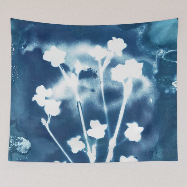 Item preview, Wet Cyanotype Narcissus Blooms designed and sold by LymphomaLass.