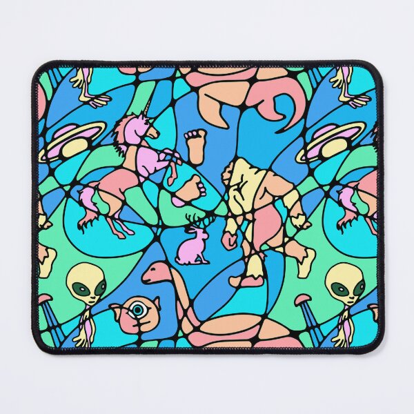 Item preview, Mythical Creatures Bright Stained Glass designed and sold by Unhinged Heather.