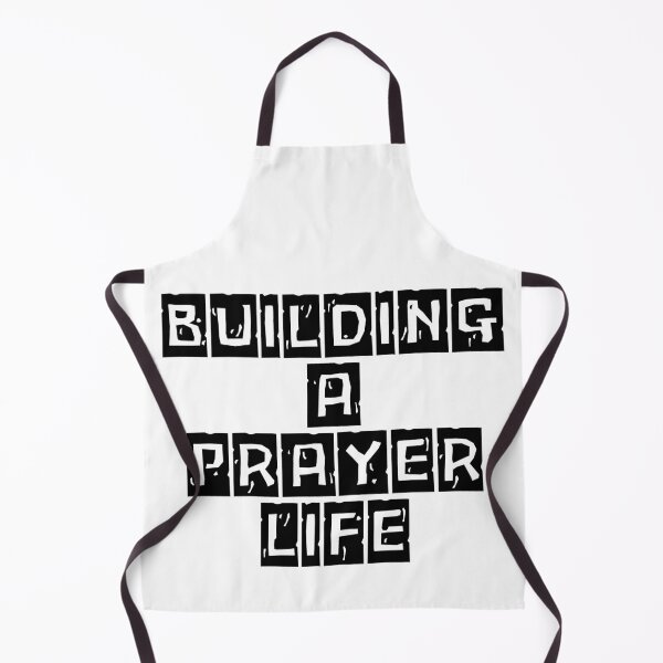 Aperçu de l'œuvre Construire une vie de prière, design noir. créée et vendue par MoriaStore.