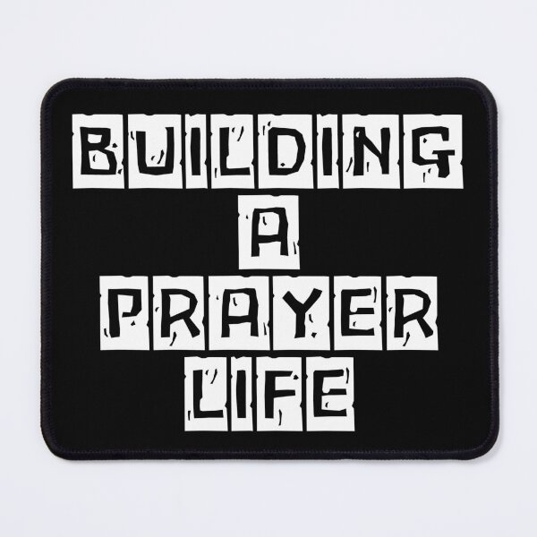 Item preview, Building a Prayer Life, white design. designed and sold by MoriaStore.