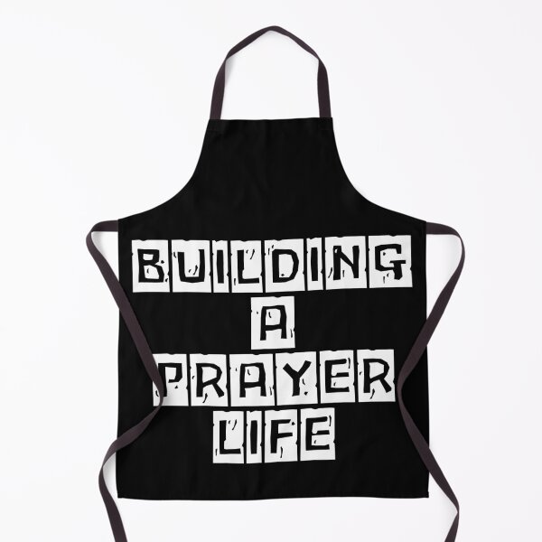 Aperçu de l'œuvre Construire une vie de prière, design blanc. créée et vendue par MoriaStore.