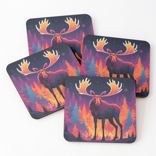Item preview, Cosmic Moose designed and sold by WildlifeInc.