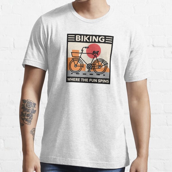 Item preview, Biking Where The Fun Spins Cycling designed and sold by DomTeesHaven.