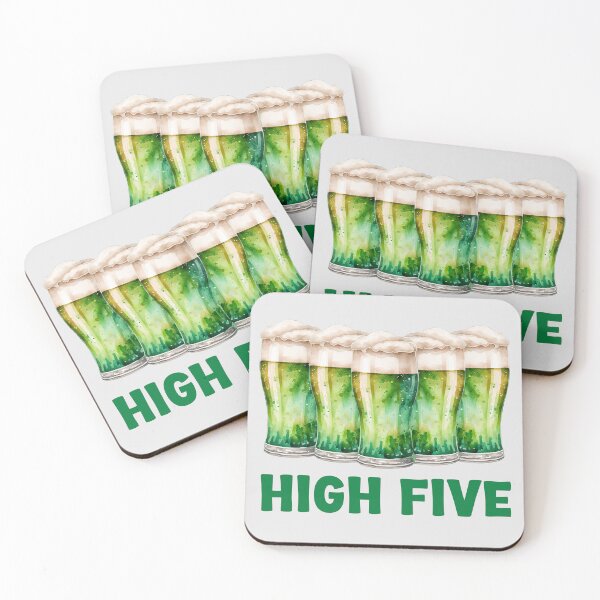 Item preview, High Five - Funny Irish Beer Drinker designed and sold by kcaandwu.