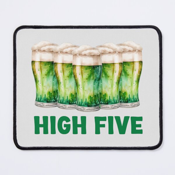 Item preview, High Five - Funny Irish Beer Drinker designed and sold by kcaandwu.