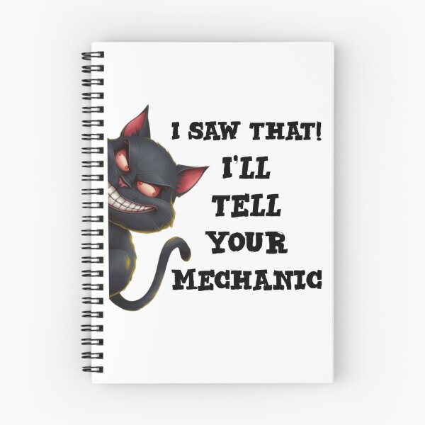 Item preview, I saw that i'll tell your mechanic - funny cat meme designed and sold by Micjr.
