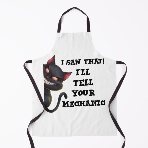 Item preview, I saw that i'll tell your mechanic - funny cat meme designed and sold by Micjr.