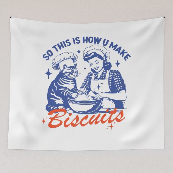 Item preview, Cat So This Is How U Make Biscuits designed and sold by AME ⭐⭐⭐⭐⭐.