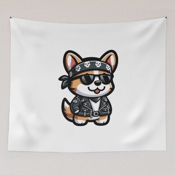 Item preview, corgi gangster designed and sold by FerdiEverywhere.
