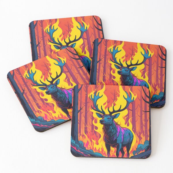 Item preview,  Burning Elk designed and sold by WildlifeInc.