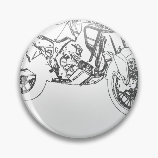 Item preview, Honda CRF 1000 Africa Twin Pencil Silhouette Motorcycle Enduro Touring designed and sold by KristenDunning6.