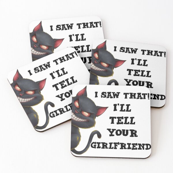 Item preview, I saw that I'll tell your girlfriend- funny cat meme designed and sold by Micjr.