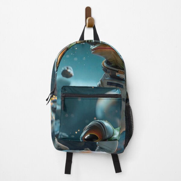 Item preview, Cute Curious Frog Exploring Outer Space designed and sold by Mullet Monkey.