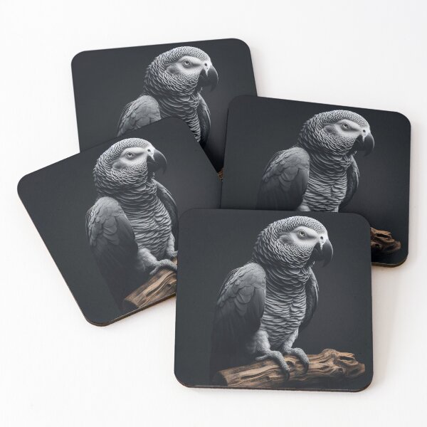 Item preview, African Grey humour designed and sold by Conuretopia.