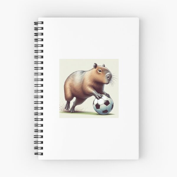 Item preview, Capybara Plays Soccer1 designed and sold by Capybara Art Lover.