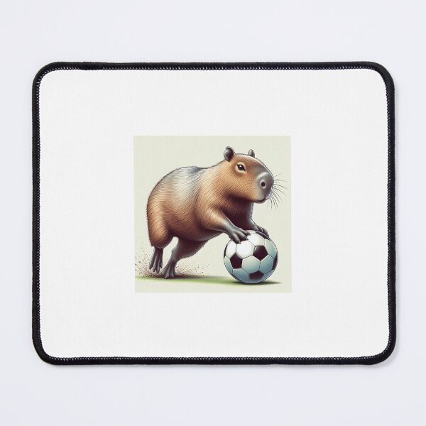 Item preview, Capybara Plays Soccer1 designed and sold by Capybara Art Lover.