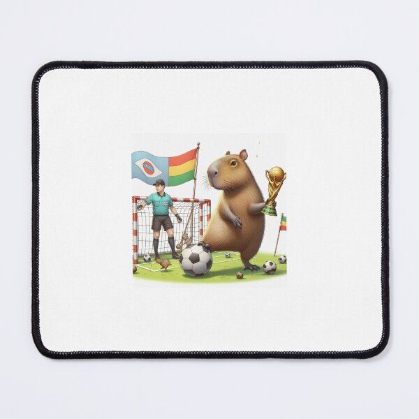 Item preview, Capybara Plays Soccer4 designed and sold by Capybara Art Lover.