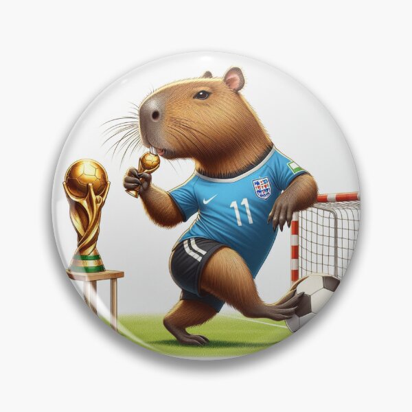 Item preview, Capybara Plays Soccer5 designed and sold by Capybara Art Lover.