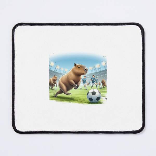 Item preview, Capybara Plays Soccer6 designed and sold by Capybara Art Lover.