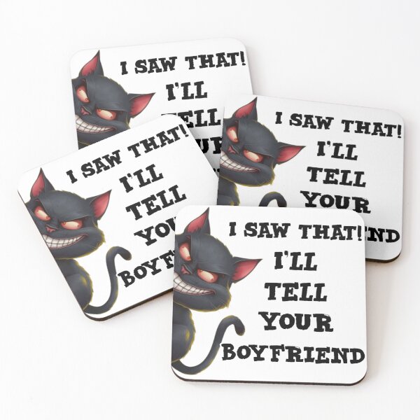 Item preview, I saw that I'll tell your boyfriend- funny cat meme designed and sold by Micjr.