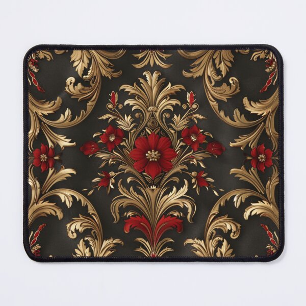 Item preview, Red and Gold Opulent Pattern Design" designed and sold by Ace Apparel Attire.