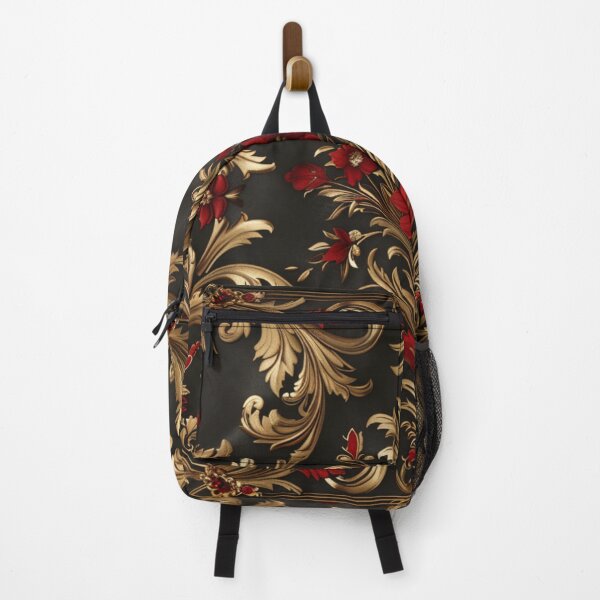 Item preview, Red and Gold Opulent Pattern Design" designed and sold by Ace Apparel Attire.