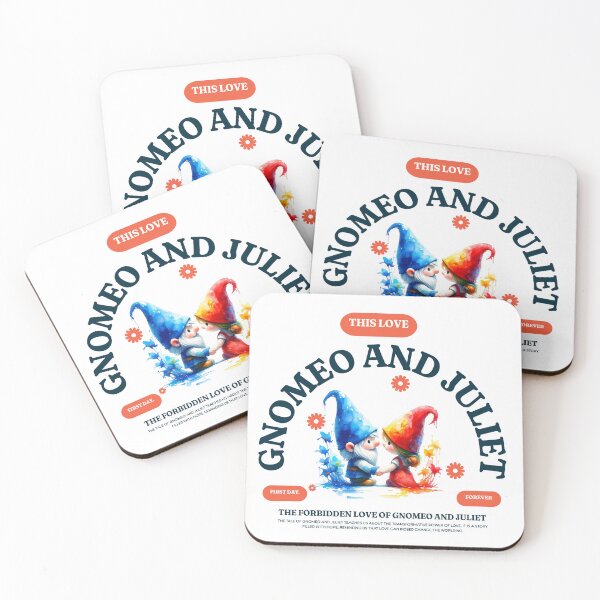 Item preview, Gnomeo and Juliet Garden Gnome Love Illustration designed and sold by IdeasDream.