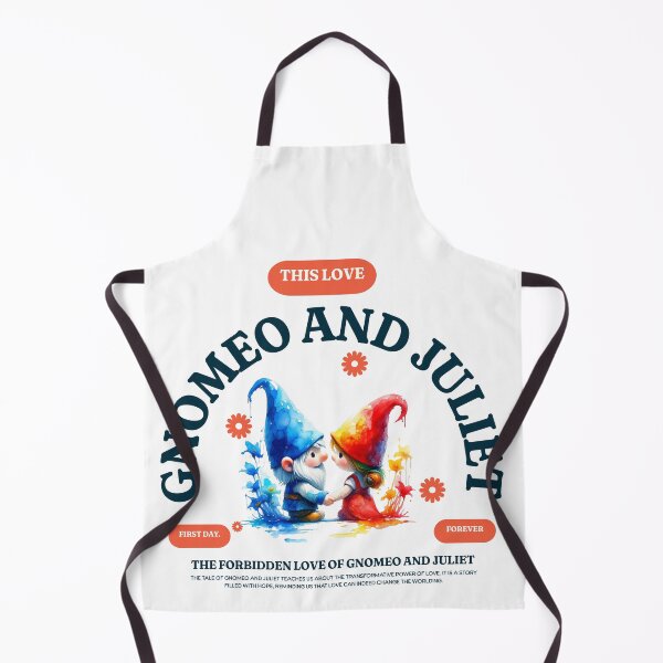 Item preview, Gnomeo and Juliet Garden Gnome Love Illustration designed and sold by IdeasDream.