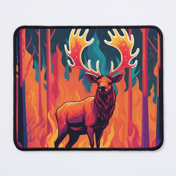 Item preview, Burning Elk designed and sold by WildlifeInc.