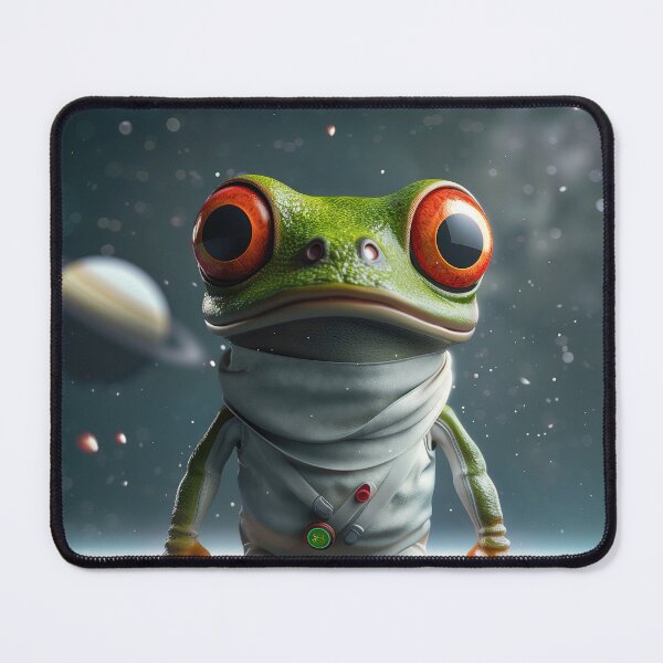 Item preview, Cute Astronaut Frog Exploring Space designed and sold by Mullet Monkey.