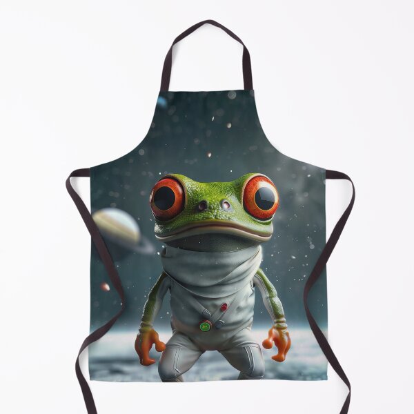 Item preview, Cute Astronaut Frog Exploring Space designed and sold by Mullet Monkey.
